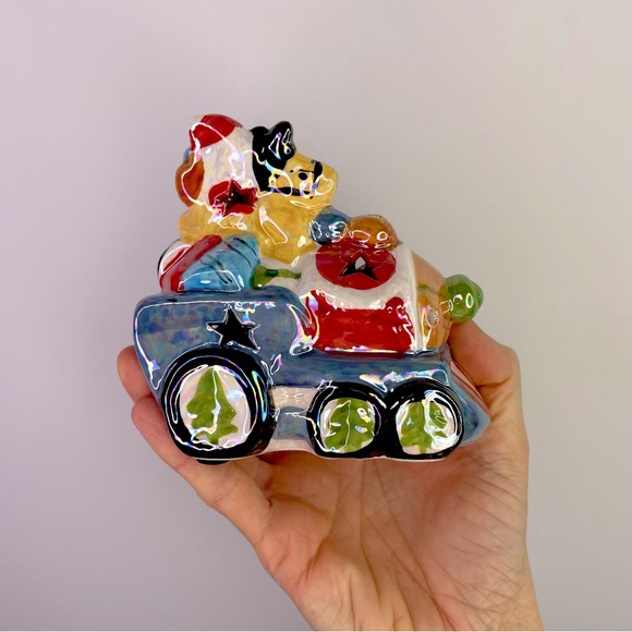 Handmade Ceramic Christmas Santa Led Night Light - Picture 4 of 7